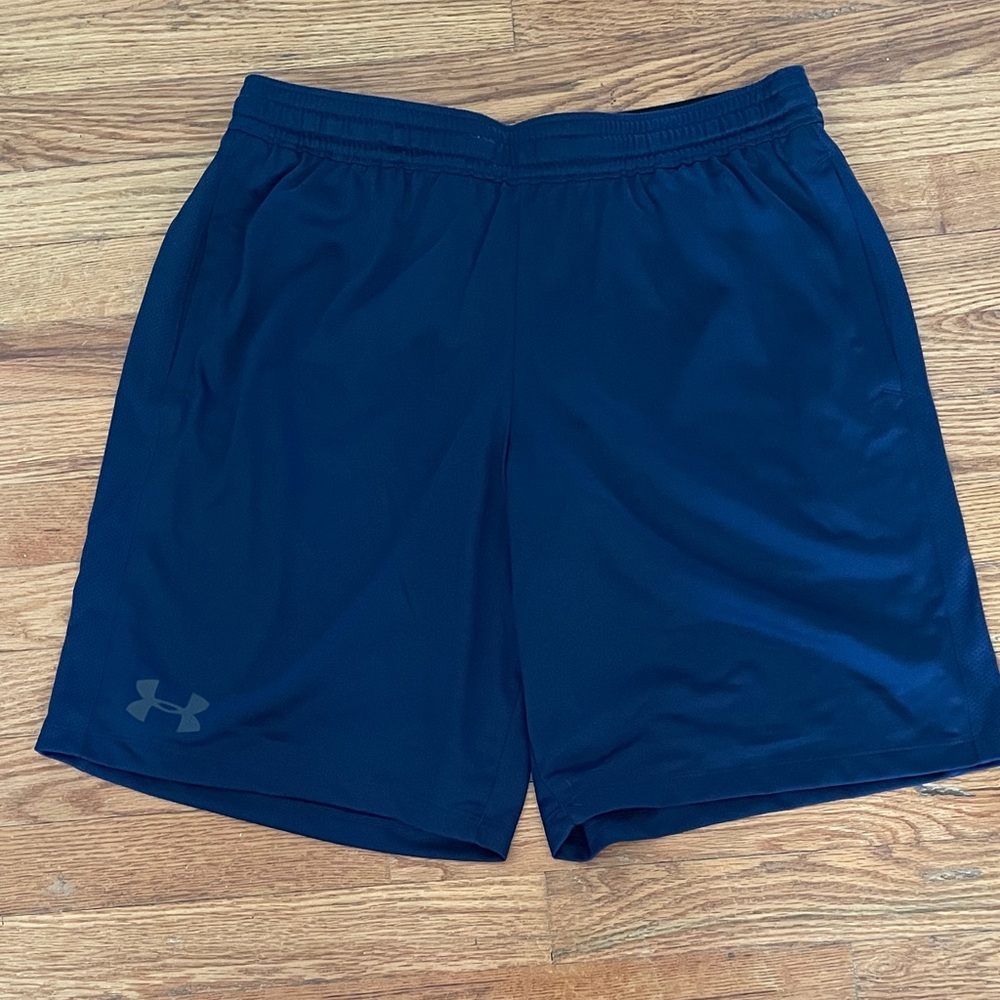 Under Armour Men's Dark Blue Athletic Shorts